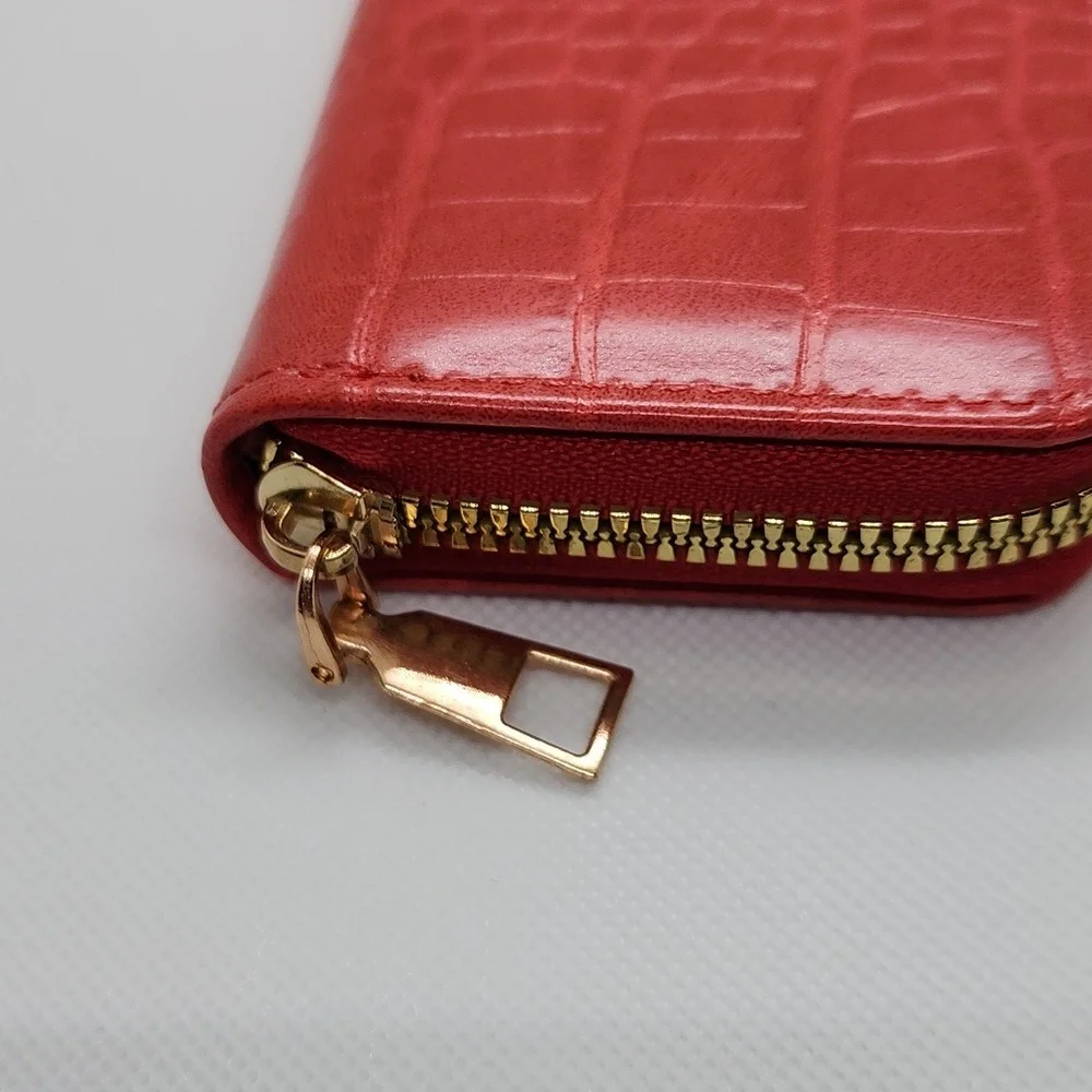 Small Zip Around Card Case - Picture 3 of 11